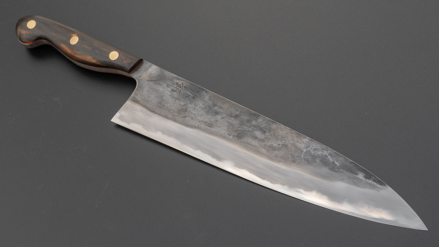 Jiro Tsuchime Yo Gyuto 240mm Ebony Handle (#074) | HITOHIRA