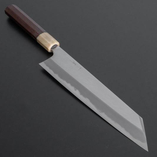 Hitohira Tanaka Kyuzo Blue #1 Migaki Kiritsuke Gyuto 240mm Taihei Rosewood Handle (Extra Height) - HITOHIRA