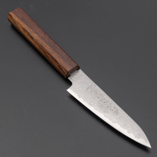 Hitohira Imojiya TH Damascus Paring 105mm Wenge Handle (Mono) | HITOHIRA