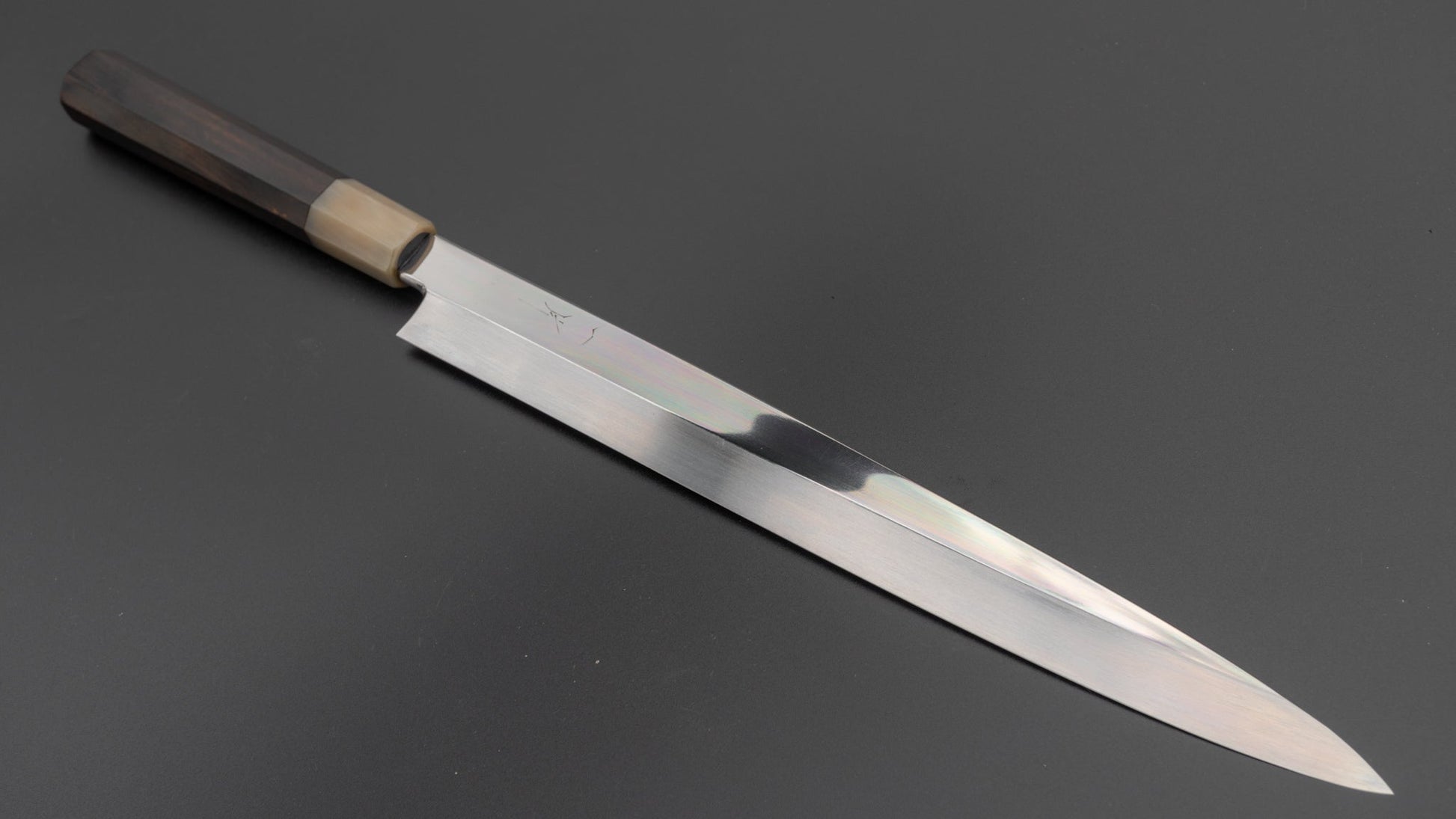 Hitohira Ginsan Honyaki Yanagiba 300mm Ebony Handle (Saya) | HITOHIRA