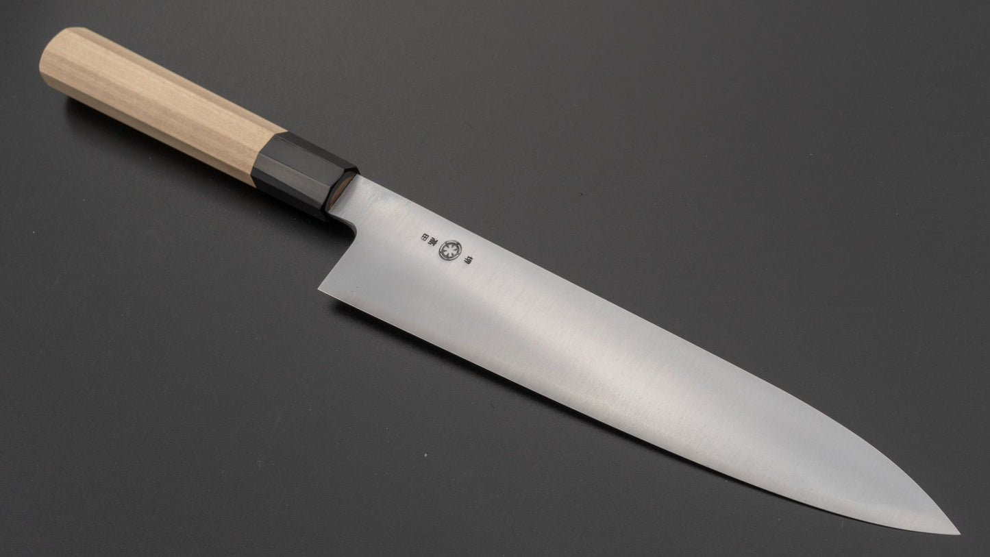 Takada no Hamono White #2 HH Gyuto 240mm Ho Wood Handle (Thicker) | HITOHIRA