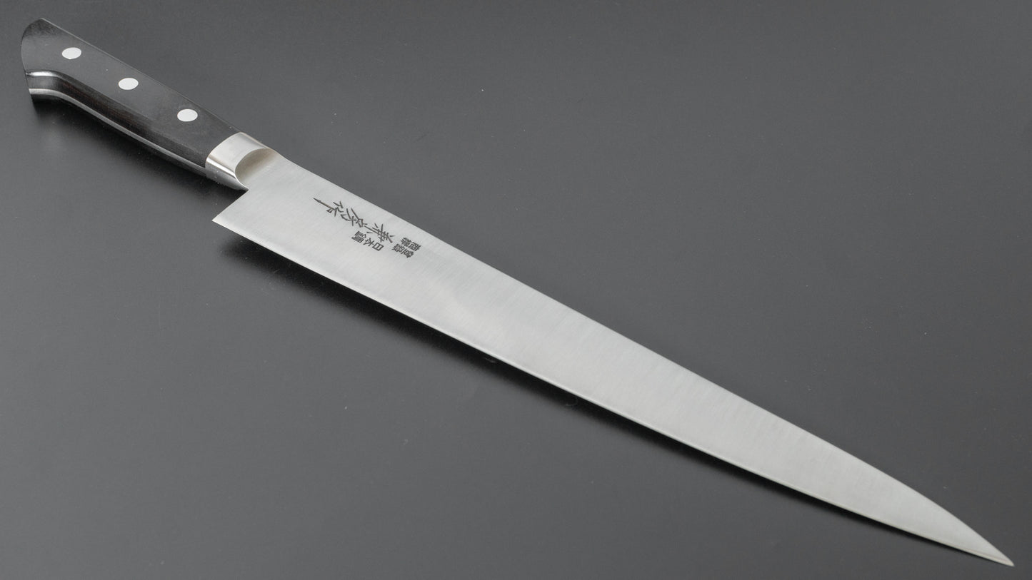 Fujiwara Kanefusa SK High Carbon Sujihiki 270mm Pakka Handle - HITOHIRA