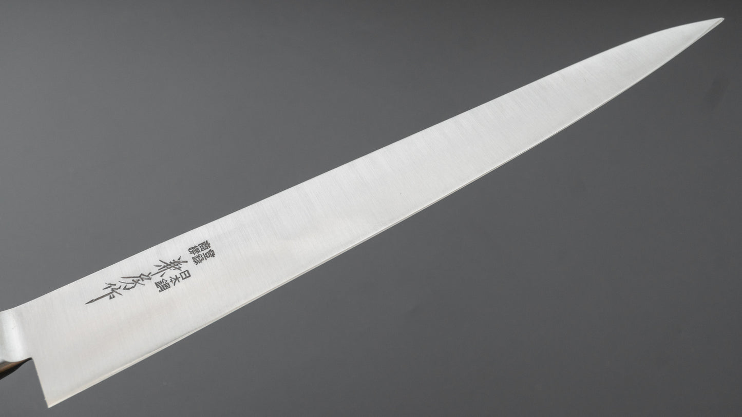 Fujiwara Kanefusa SK High Carbon Sujihiki 270mm Pakka Handle - HITOHIRA