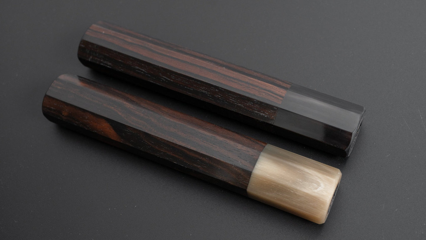 Taihei Makassar Ebony Octagonal Handle (Yanagiba 330mm) - HITOHIRA