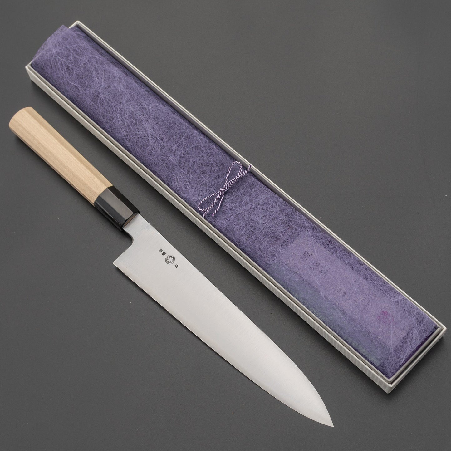 Takada no Hamono White #2 HH Gyuto 240mm Ho Wood Handle (Thicker) | HITOHIRA