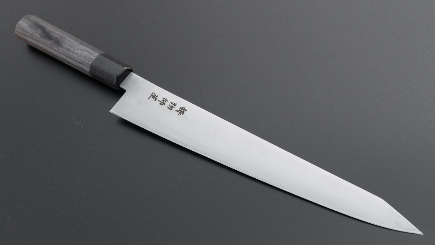 Hitohira Imojiya TH Stainless Kiritsuke Sujihiki 270mm Pakka Handle (Wa) | HITOHIRA