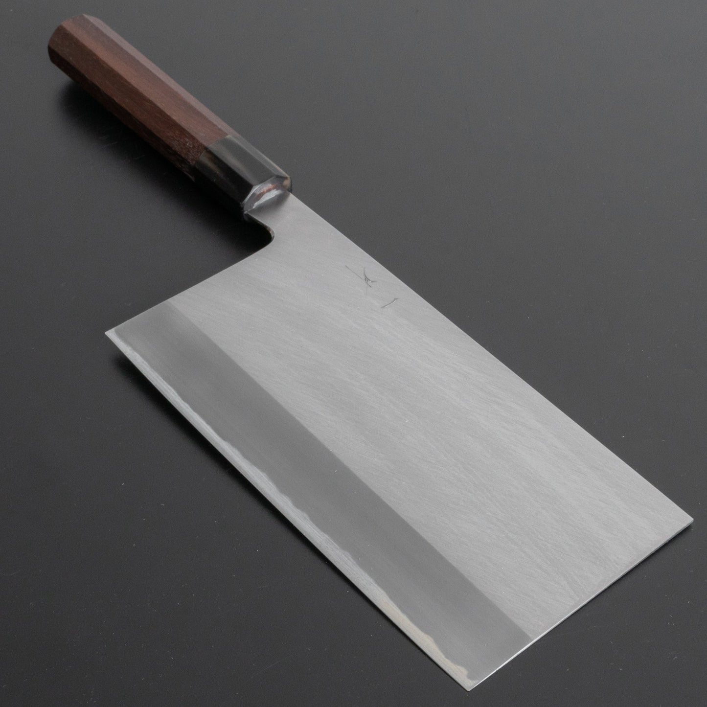 Hitohira Togashi White #1 Stainless Clad Chinese Cleaver 180mm Taihei Rosewood Handle - HITOHIRA