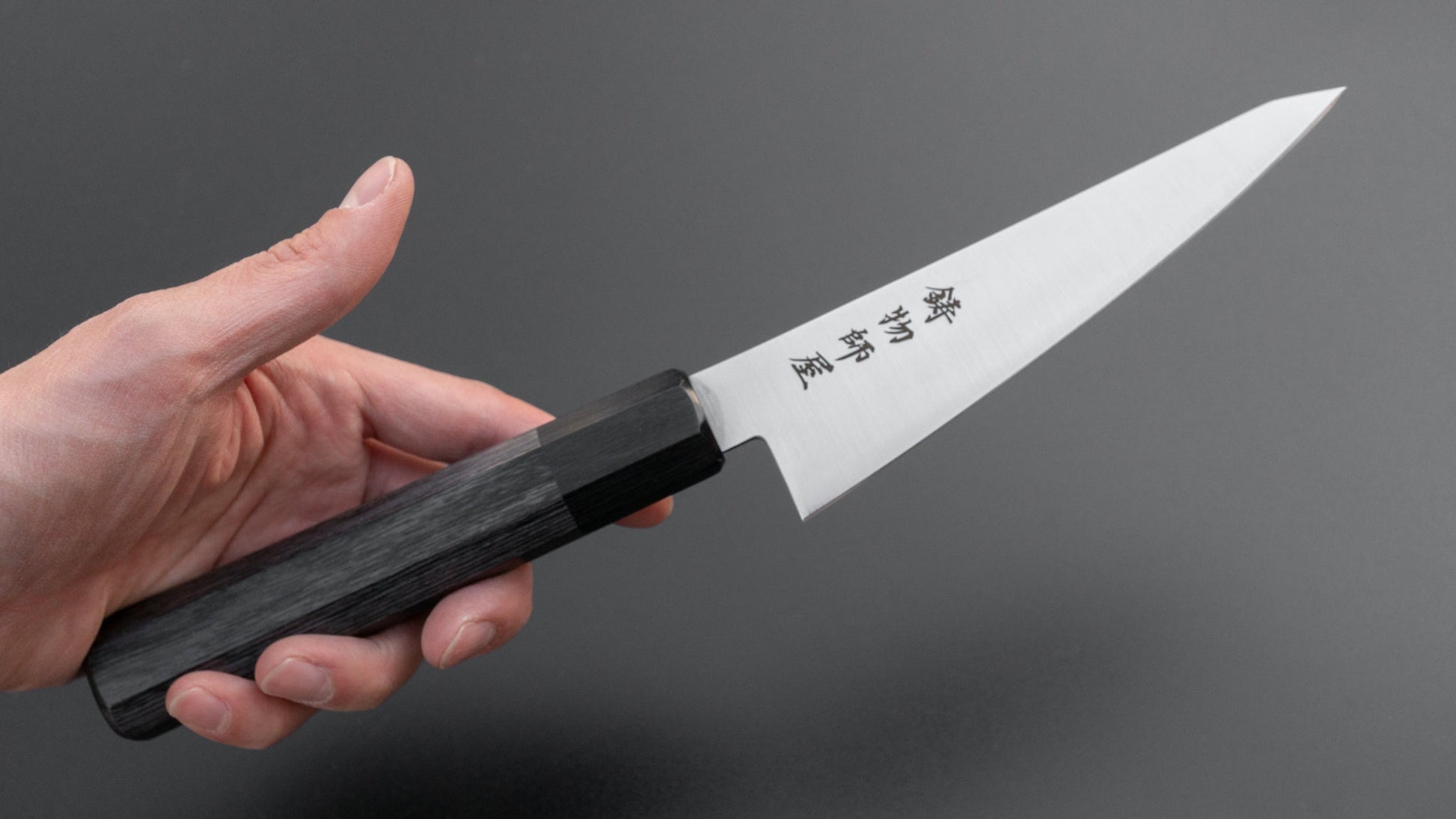 Hitohira Imojiya TH Stainless Honesuki Kaku 150mm Pakka Handle (Wa) | HITOHIRA