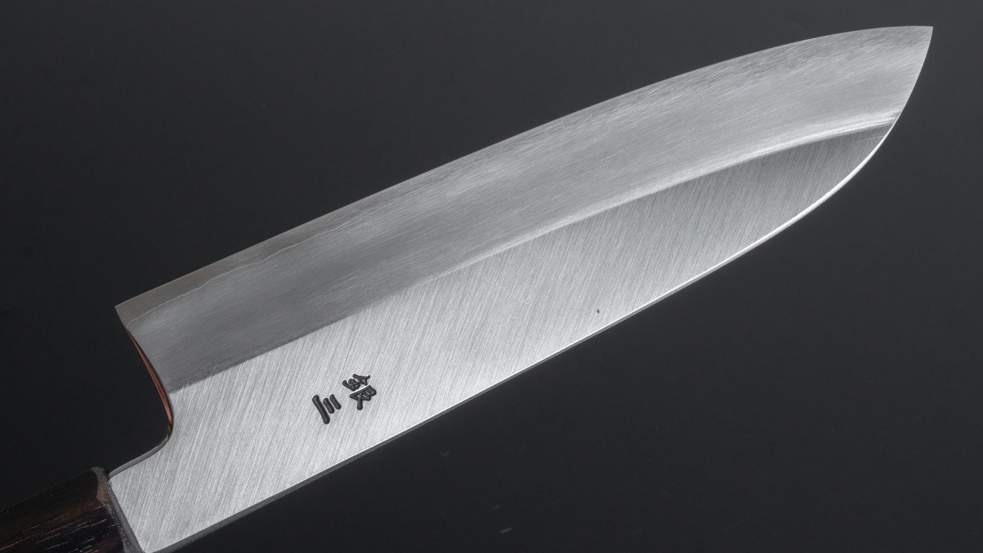 Hitohira Yamatsuka Rikichi Silver #3 Migaki Santoku 180mm Tagayasan Handle - HITOHIRA