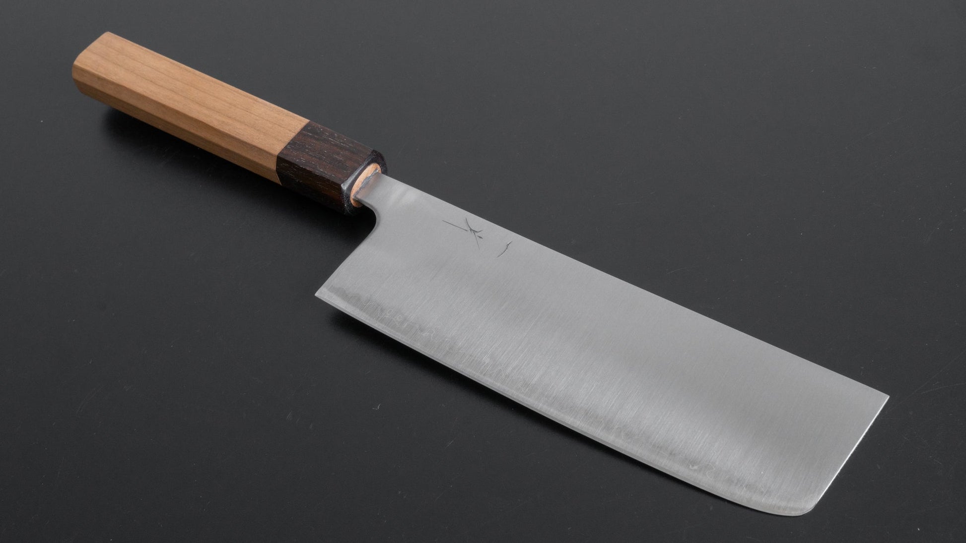 Hitohira Futana SB Migaki Nakiri 165mm Cherry Wood Handle - HITOHIRA