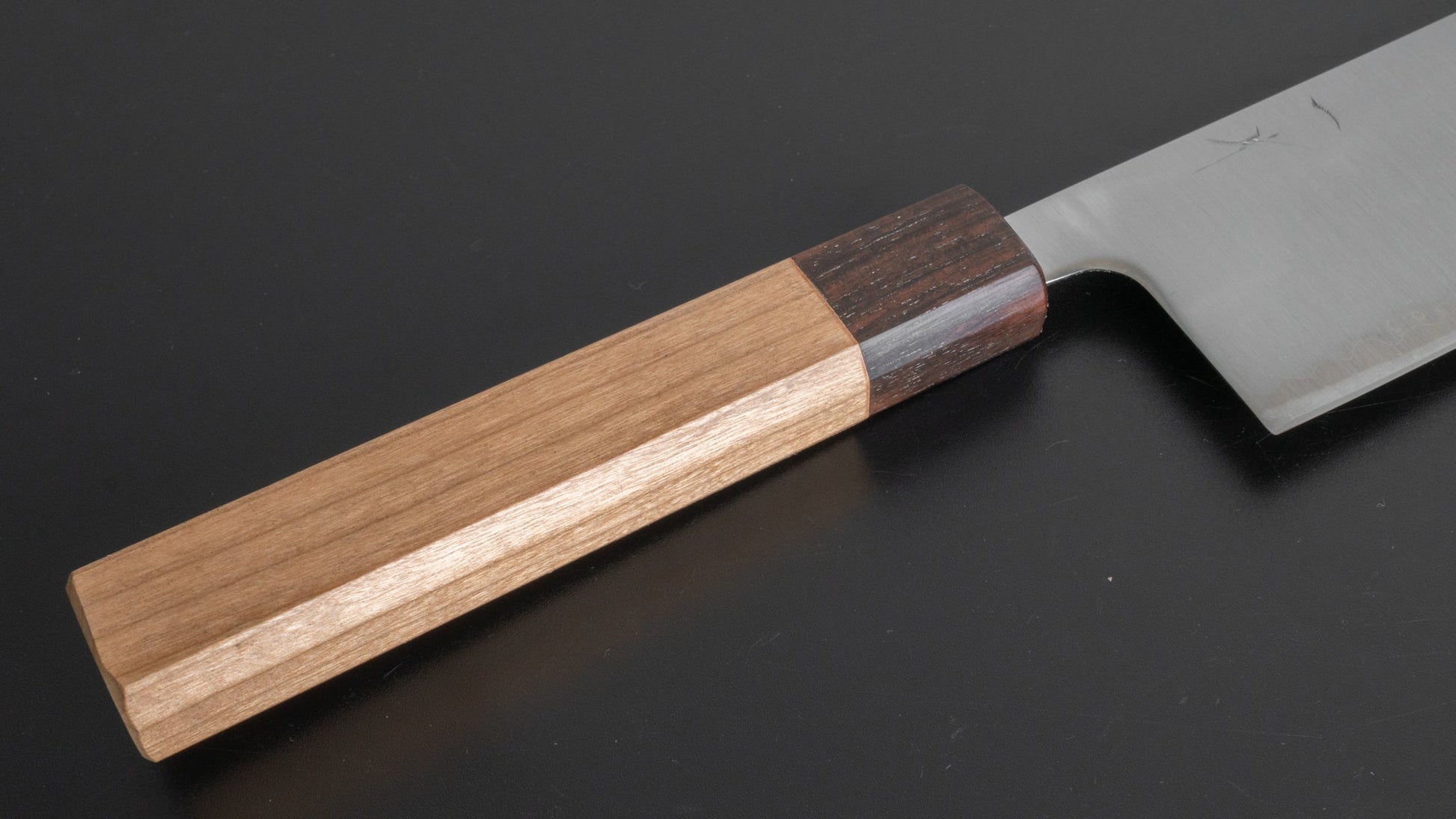 Hitohira Futana SB Migaki Nakiri 165mm Cherry Wood Handle - HITOHIRA