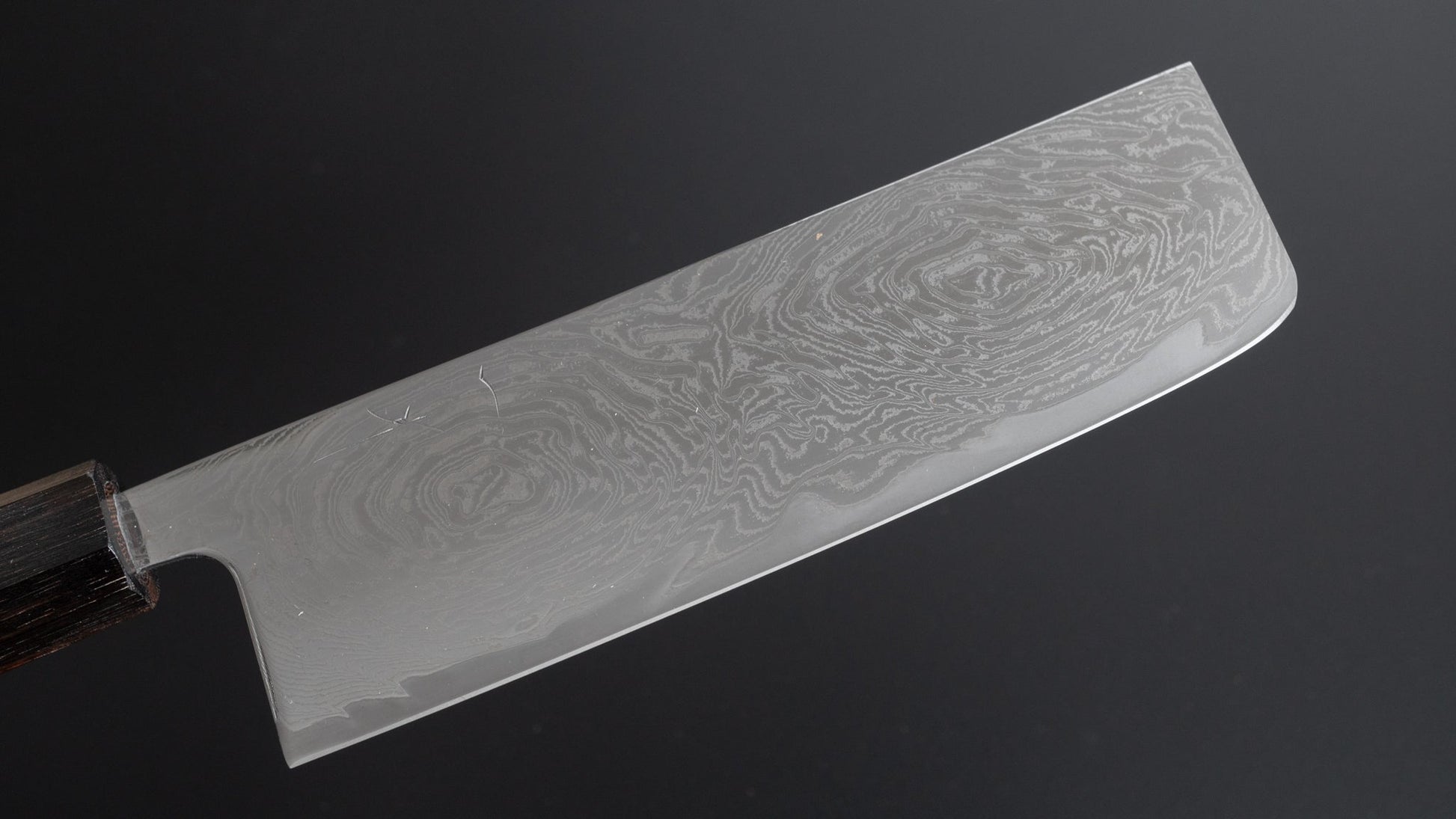 Hitohira Futana Nickel Damascus Nakiri 165mm Tagayasan Handle - HITOHIRA