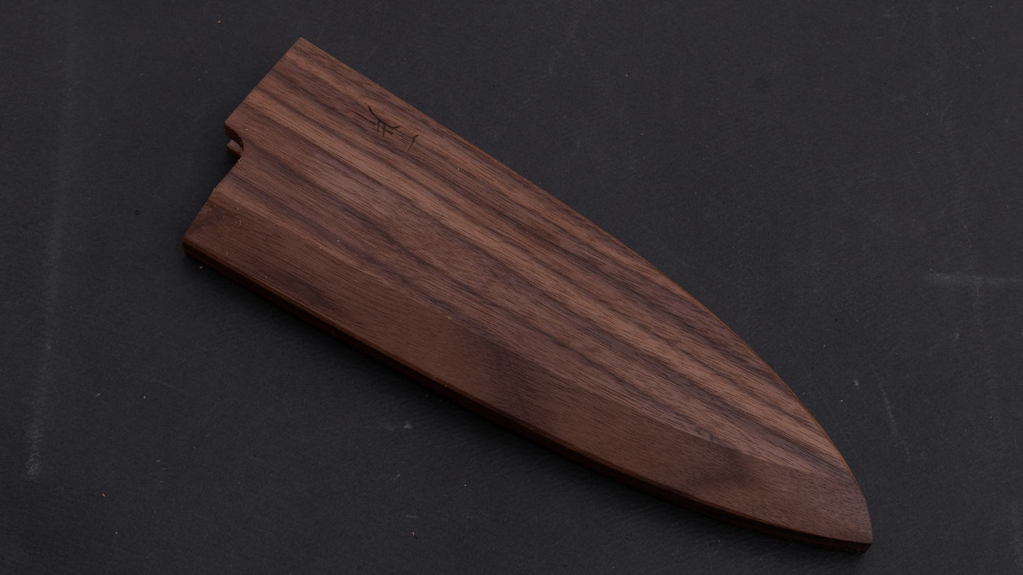 Hitohira WB Walnut Saya Deba 180mm (9mm/ Wa) | HITOHIRA