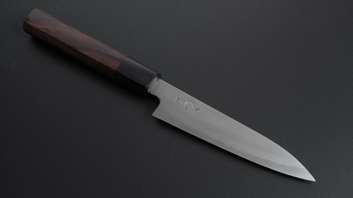 Takada no Hamono Silver #3 Suiboku Petty 135mm Rosewood Handle (Extra Thin) - HITOHIRA