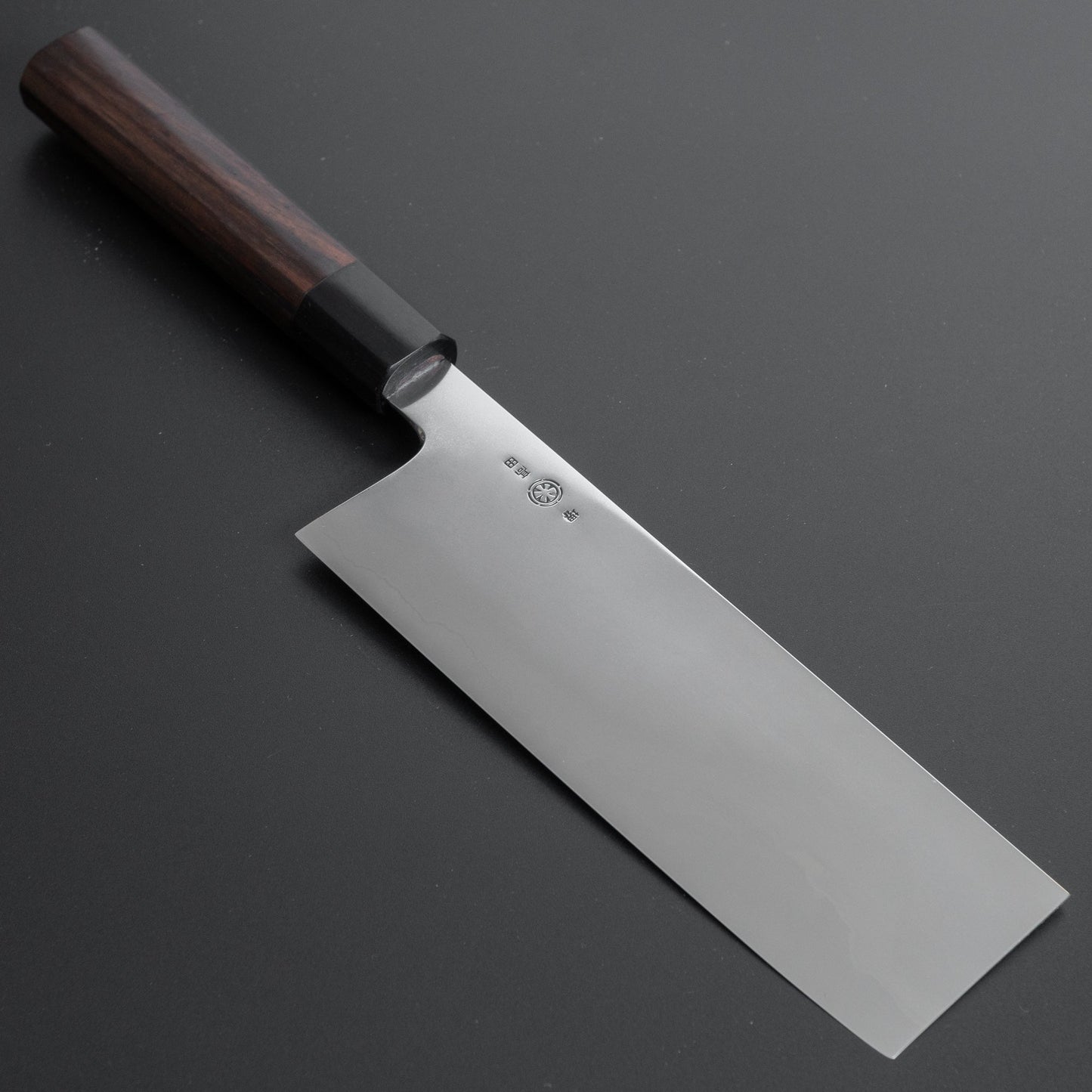 Takada no Hamono Silver #3 Suiboku Nakiri 180mm Rosewood Handle (Extra Thin) - HITOHIRA