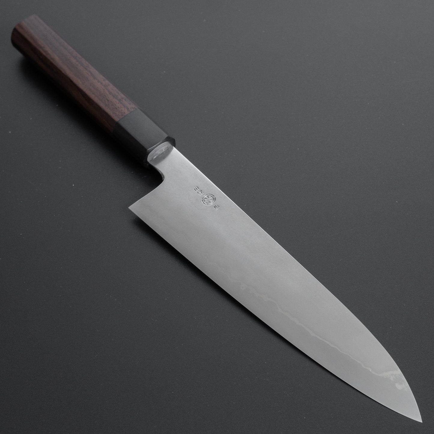 Takada no Hamono Silver #3 Suiboku Gyuto 210mm Rosewood Handle (Extra Thin) - HITOHIRA