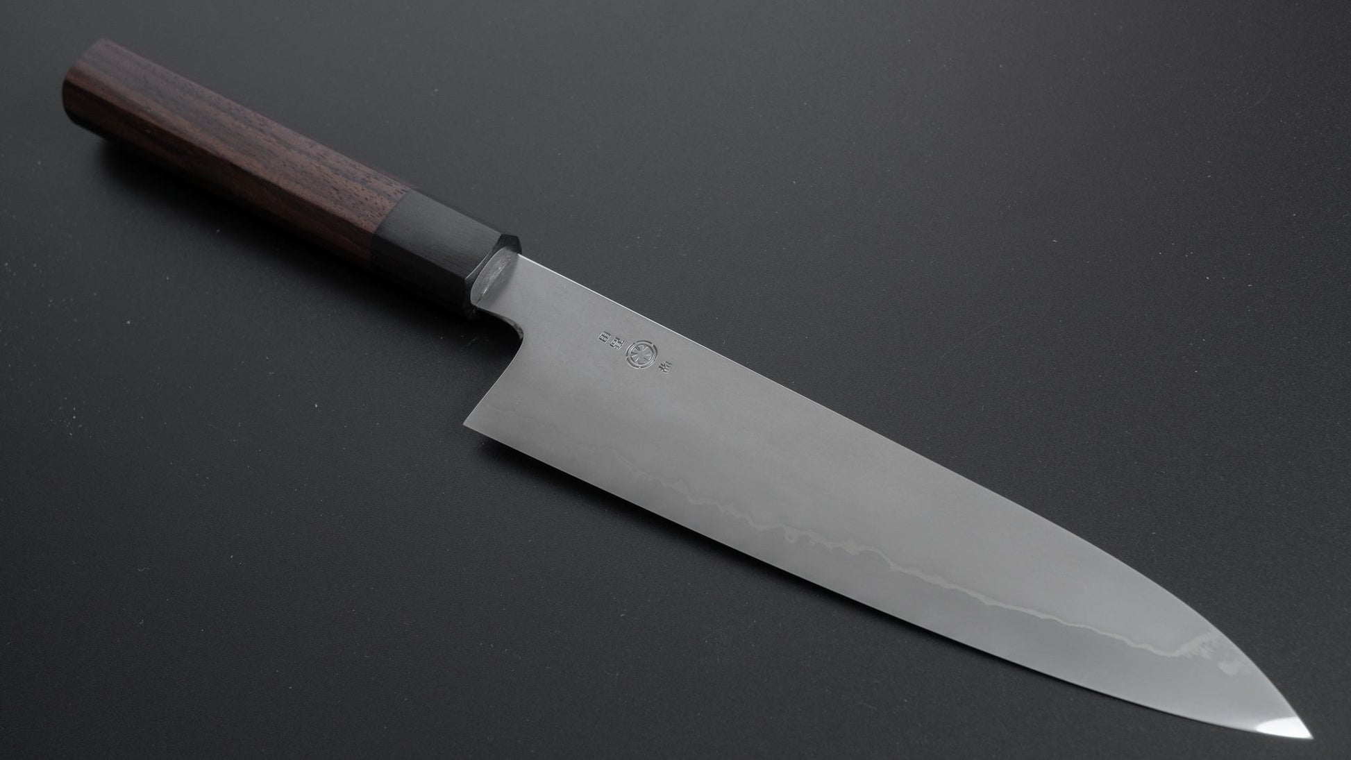 Takada no Hamono Silver #3 Suiboku Gyuto 210mm Rosewood Handle (Extra Thin) - HITOHIRA