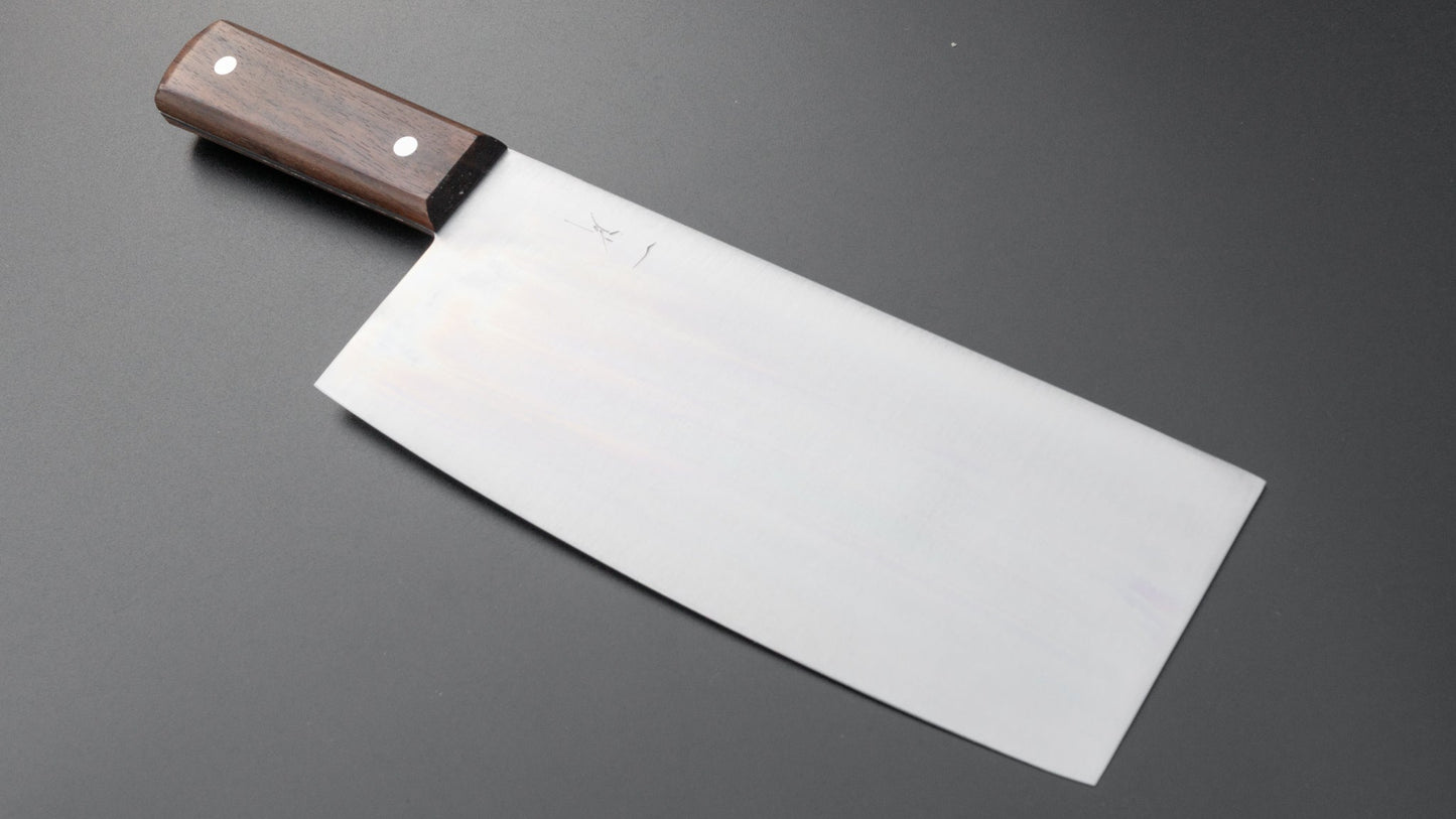 Hitohira Nihonko Carbon Chinese Cleaver 220mm Rosewood Handle | HITOHIRA