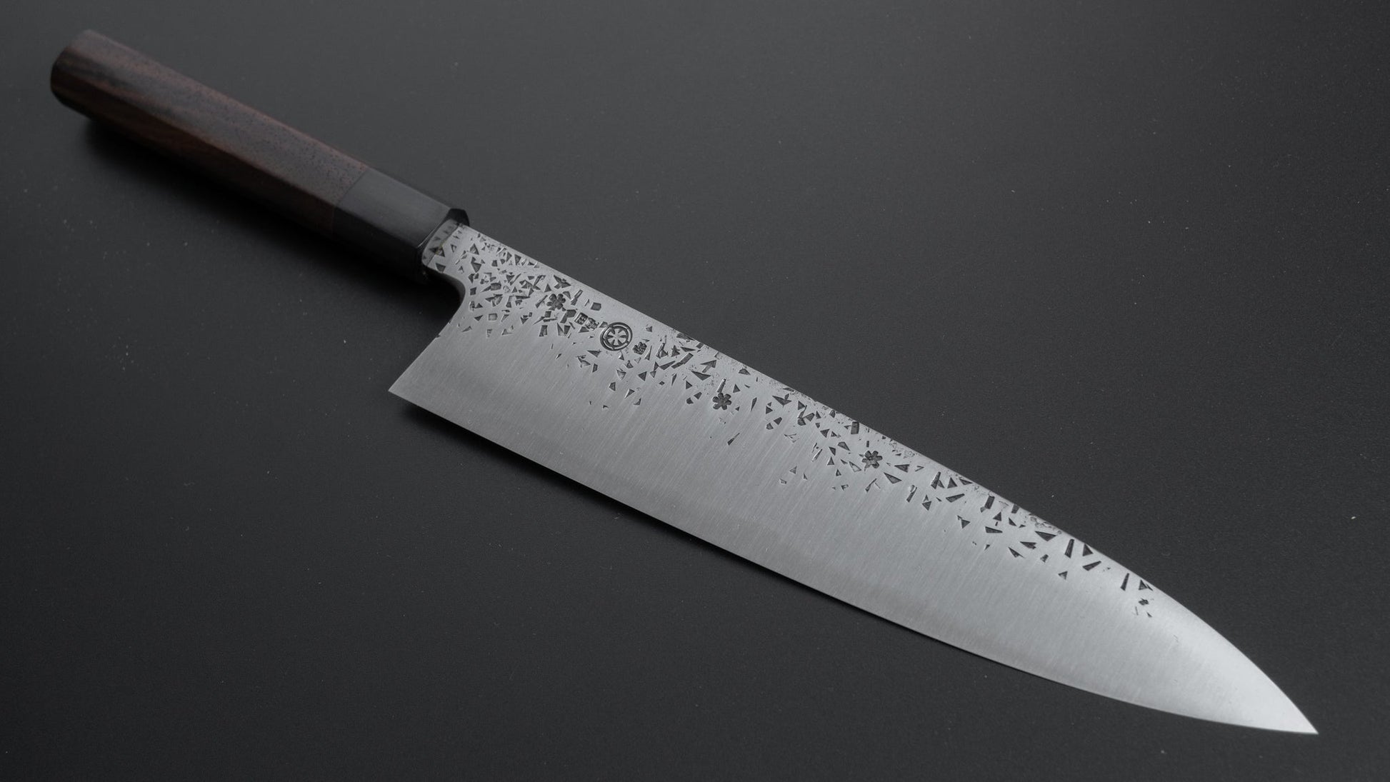 Takada no Hamono White #2 HH Reika Gyuto 240mm Rosewood Handle - HITOHIRA