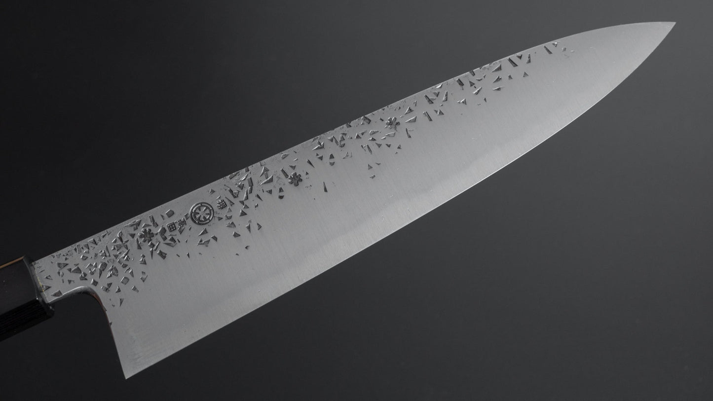 Takada no Hamono White #2 HH Reika Gyuto 240mm Rosewood Handle - HITOHIRA