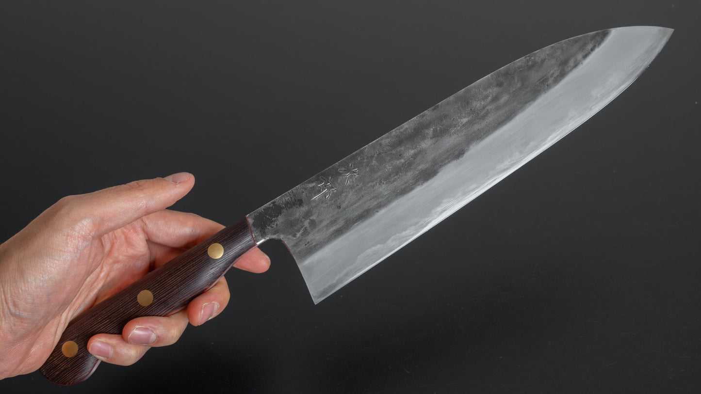 Jiro Tsuchime Yo Gyuto 240mm Tagayasan Handle (#175) - HITOHIRA