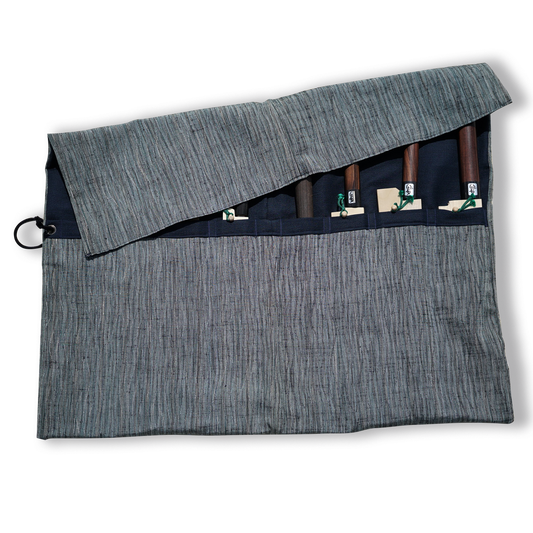 Hitohira Kimono Knife Roll Large (8 Pocket) - HITOHIRA