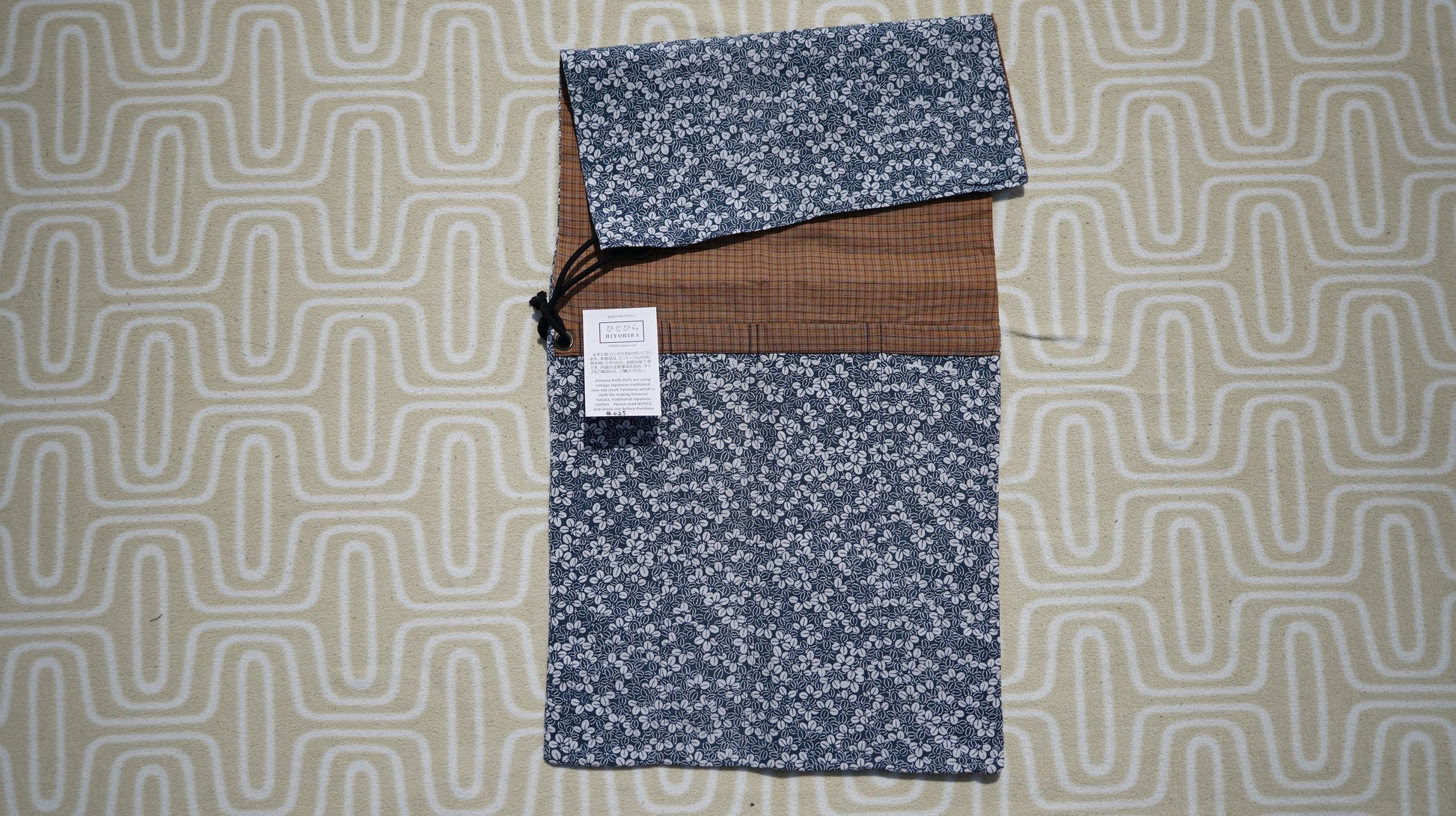 Hitohira Kimono Knife Roll Small (4 Pocket) - HITOHIRA