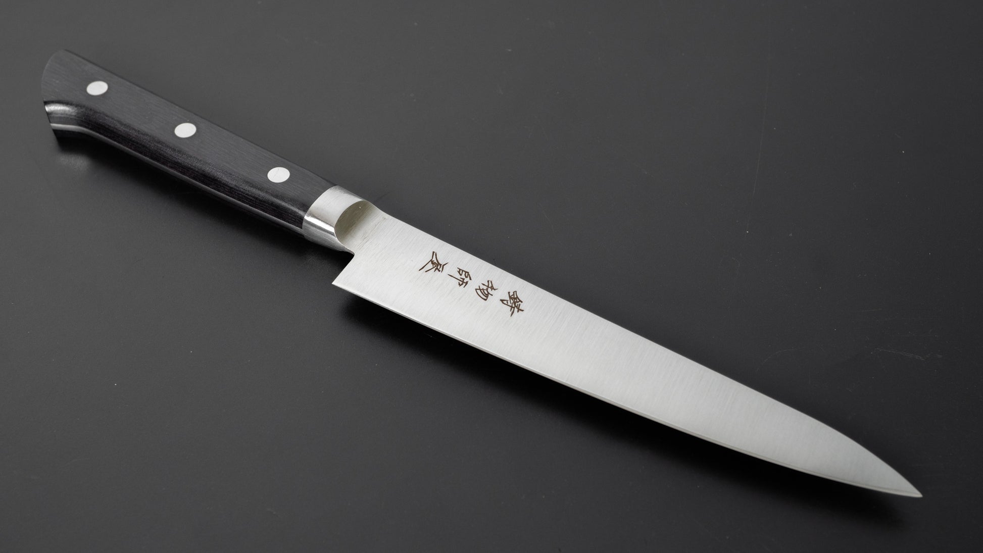 Hitohira Imojiya KF Stainless Petty 150mm Pakka Handle - HITOHIRA