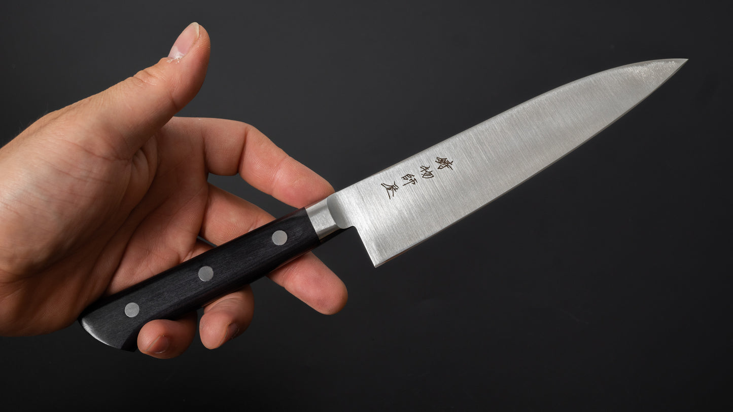 Hitohira Imojiya KF Stainless Gyuto 150mm Pakka Handle - HITOHIRA