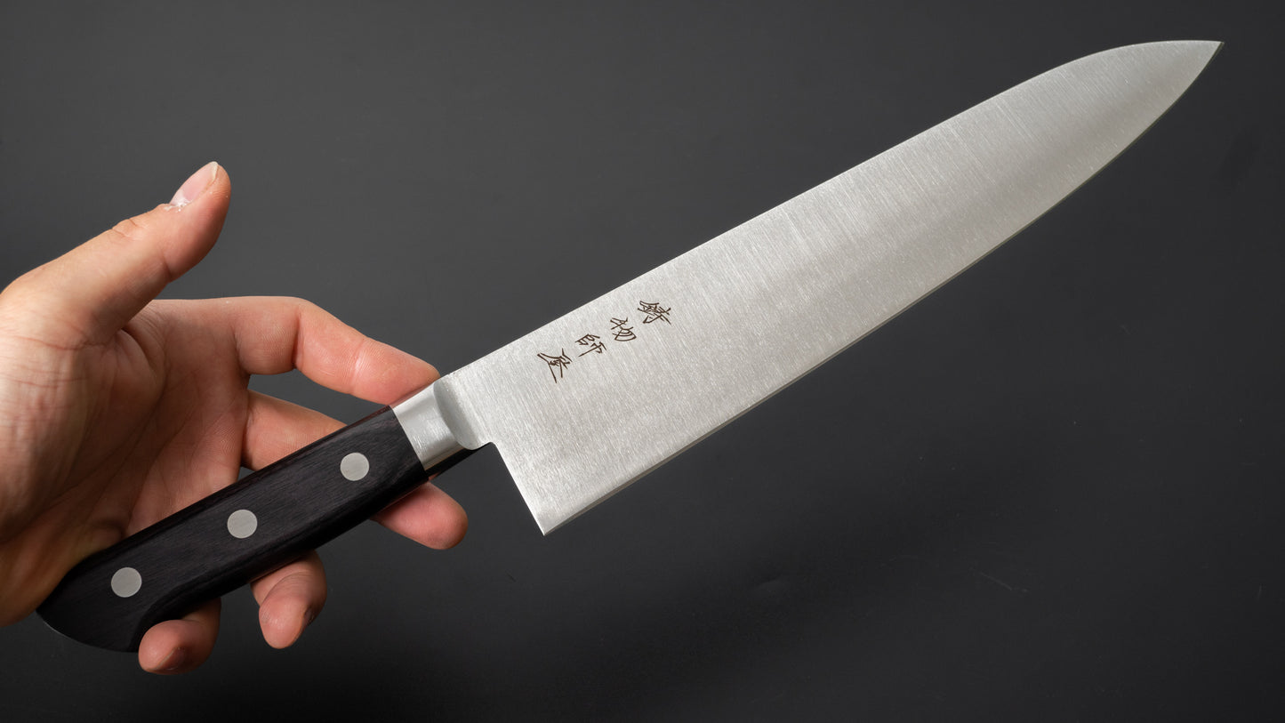 Hitohira Imojiya KF Stainless Gyuto 270mm Pakka Handle - HITOHIRA