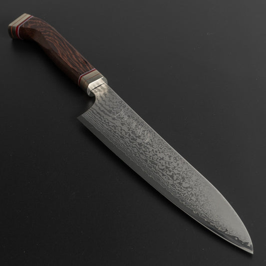 Hitohira Imojiya TH Damascus Gyuto 210mm Fusion Tagayasan Handle - HITOHIRA