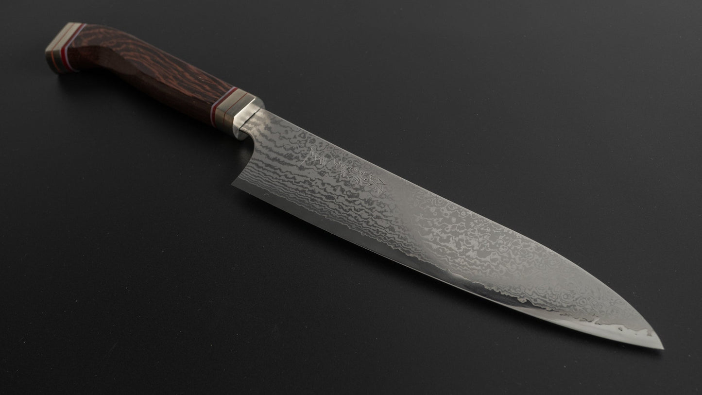 Hitohira Imojiya TH Damascus Gyuto 210mm Fusion Tagayasan Handle - HITOHIRA