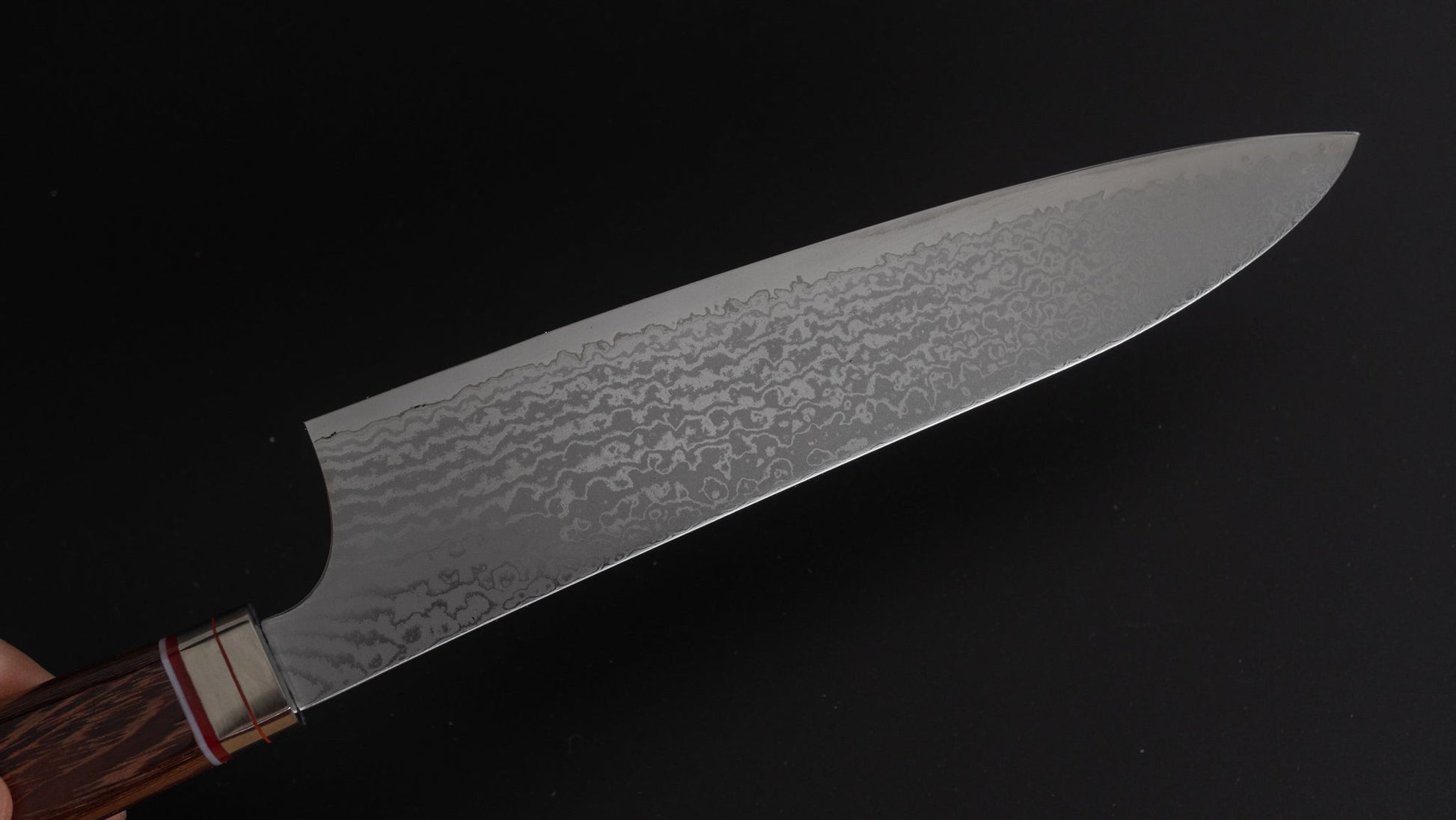 Hitohira Imojiya TH Damascus Gyuto 210mm Fusion Tagayasan Handle - HITOHIRA