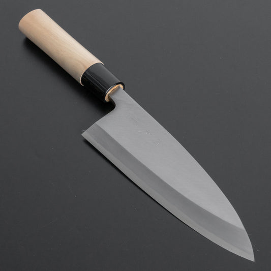 Morihei Yoshitomo Deba 165mm Poplar Handle - HITOHIRA