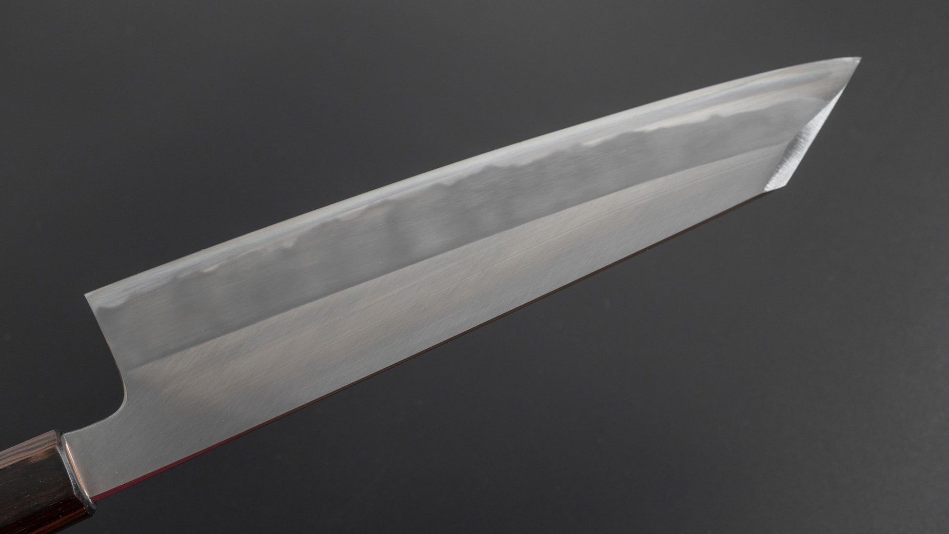 Hitohira Kikuchiyo Kyuzo White #2 Migaki Kiritsuke Gyuto 240mm Cherry Wood Handle - HITOHIRA