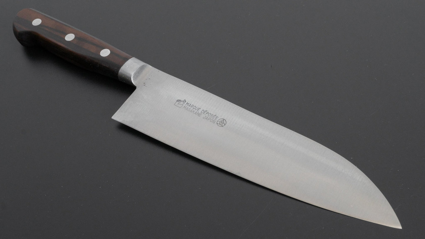 Masakane Vintage SK Santoku 180mm Ebony Handle - HITOHIRA