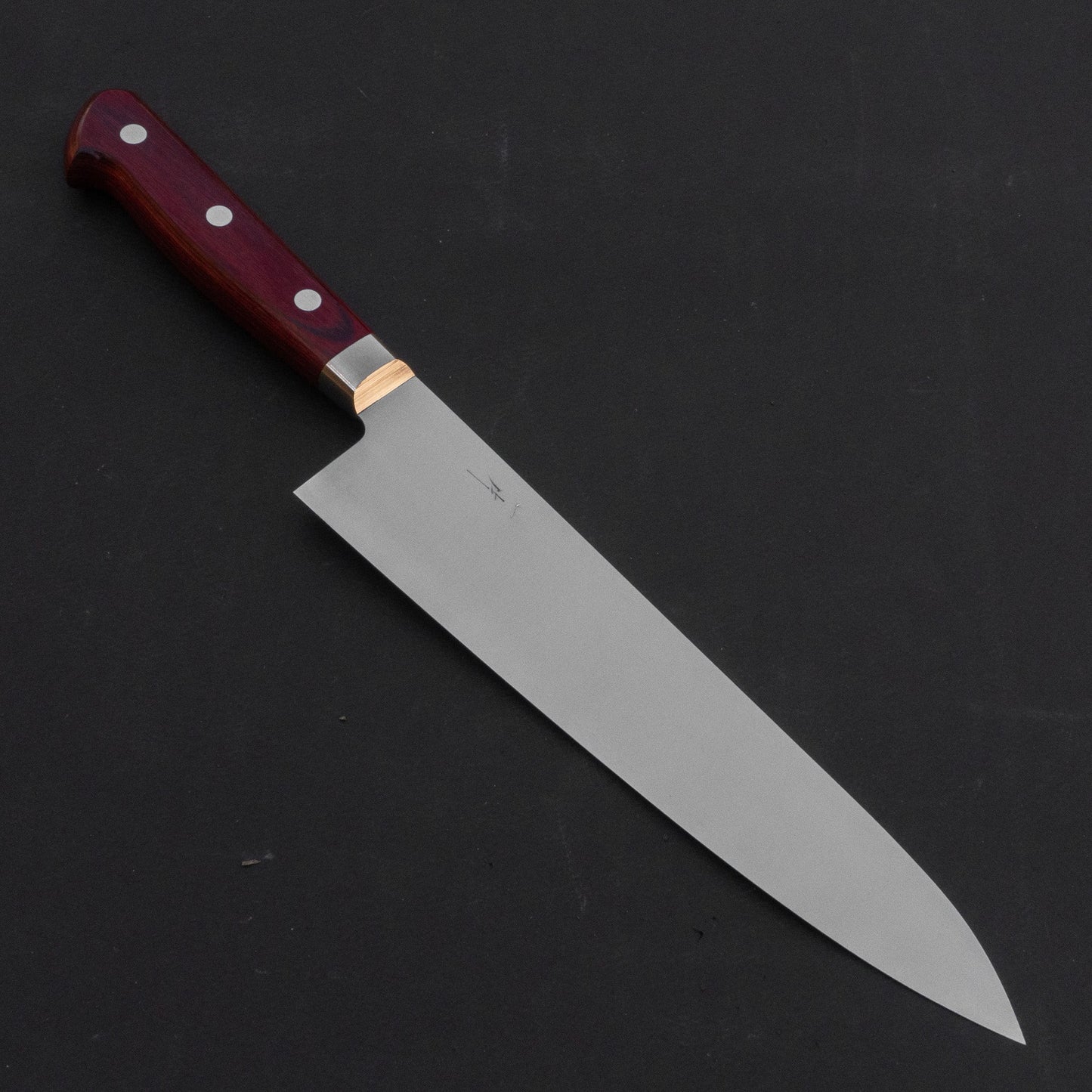 Hitohira TP Gyuto 210mm Wine Pakka Handle - HITOHIRA