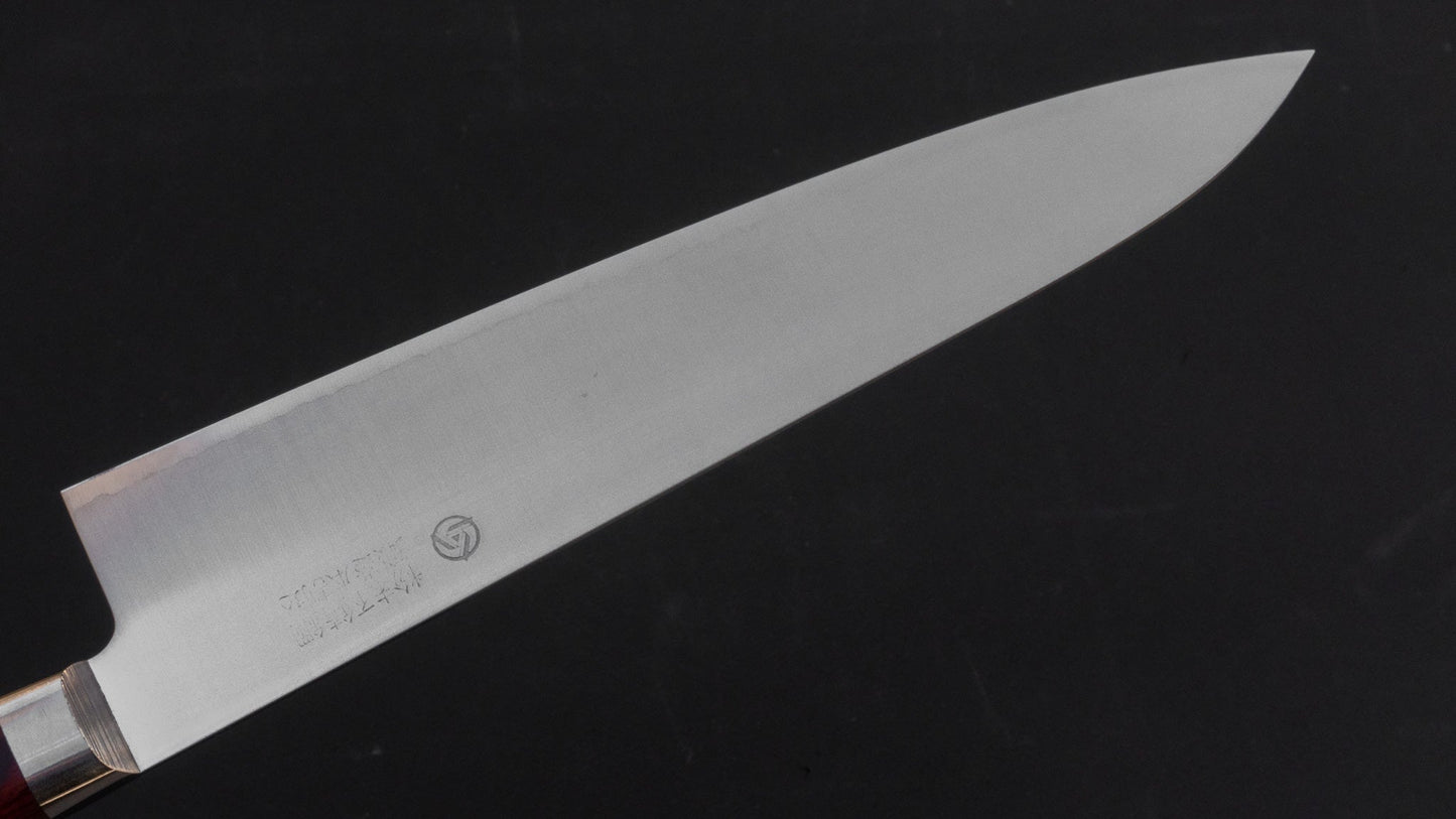 Hitohira TP Gyuto 210mm Wine Pakka Handle - HITOHIRA