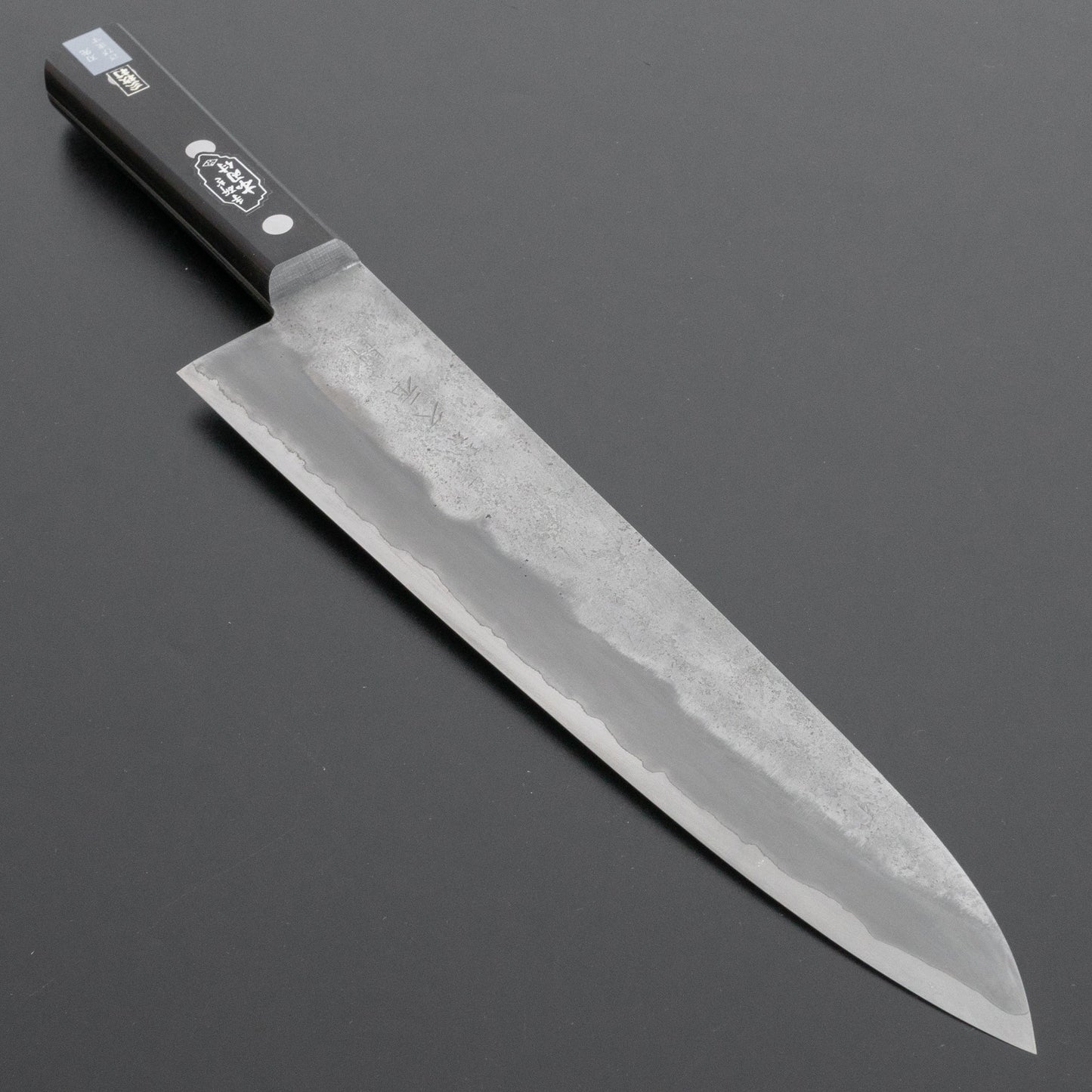 Morihei Hisamoto White #1 Nashiji Stainless Clad Gyuto 270mm Pakka Handle (Fine Finish) - HITOHIRA