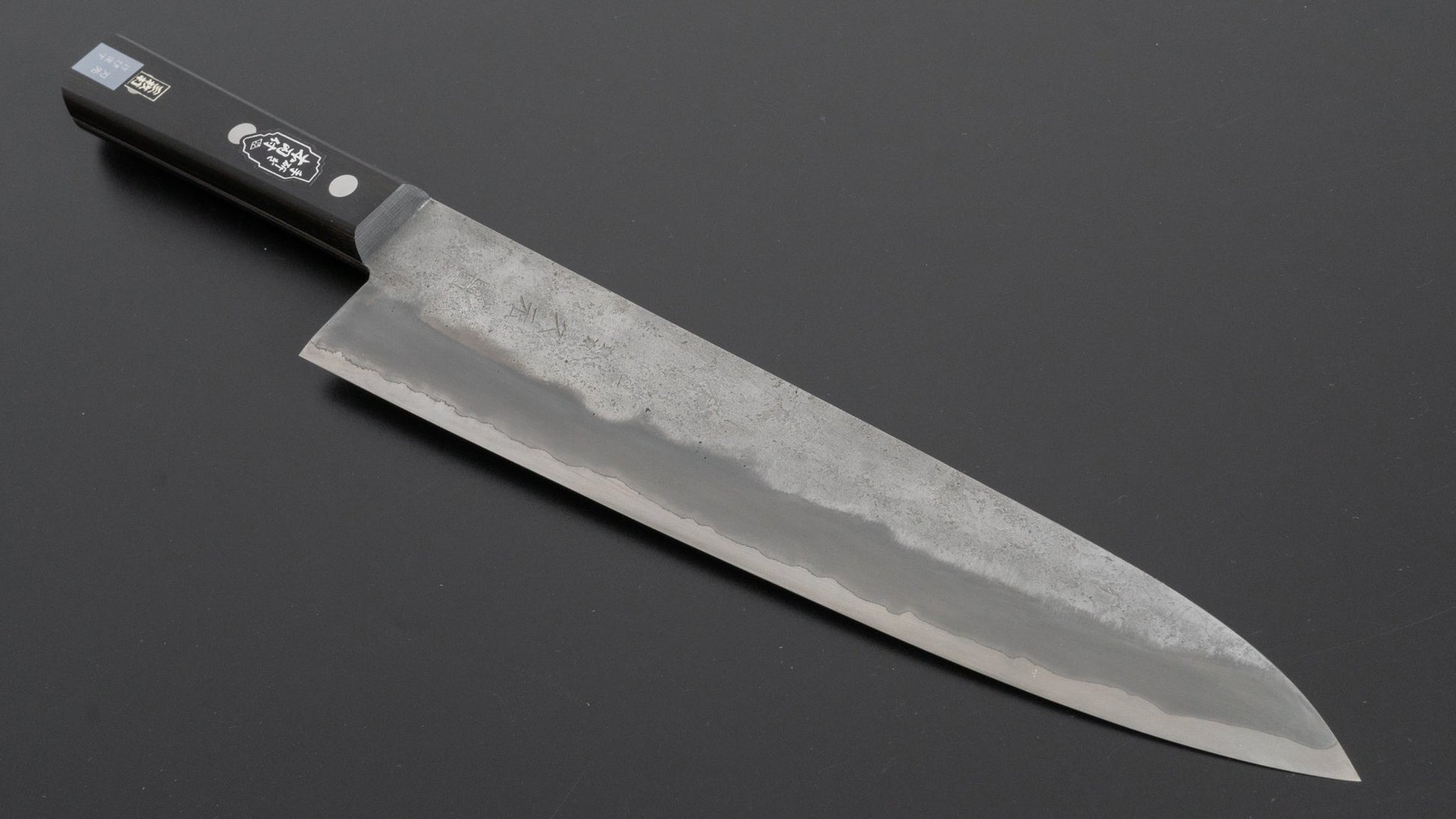 Morihei Hisamoto White #1 Nashiji Stainless Clad Gyuto 270mm Pakka Handle (Fine Finish) - HITOHIRA