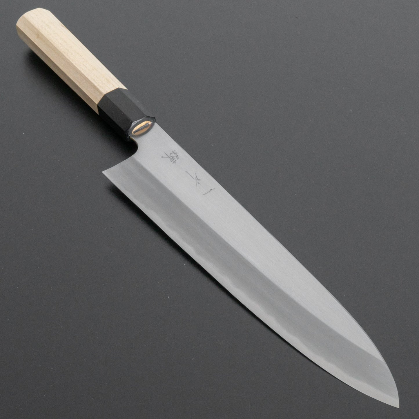 Hitohira Kikuchiyo Ren White #2 Gyuto 240mm Ho Wood Handle - HITOHIRA