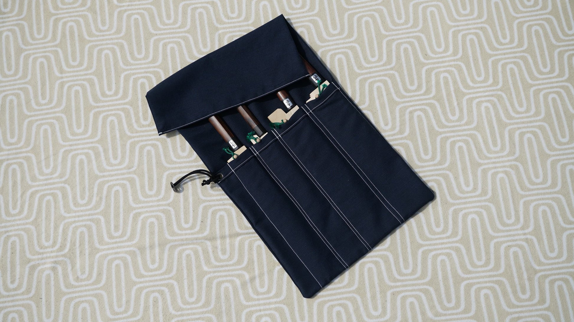 Hitohira Kimono Knife Roll Small (4 Pocket) | HITOHIRA