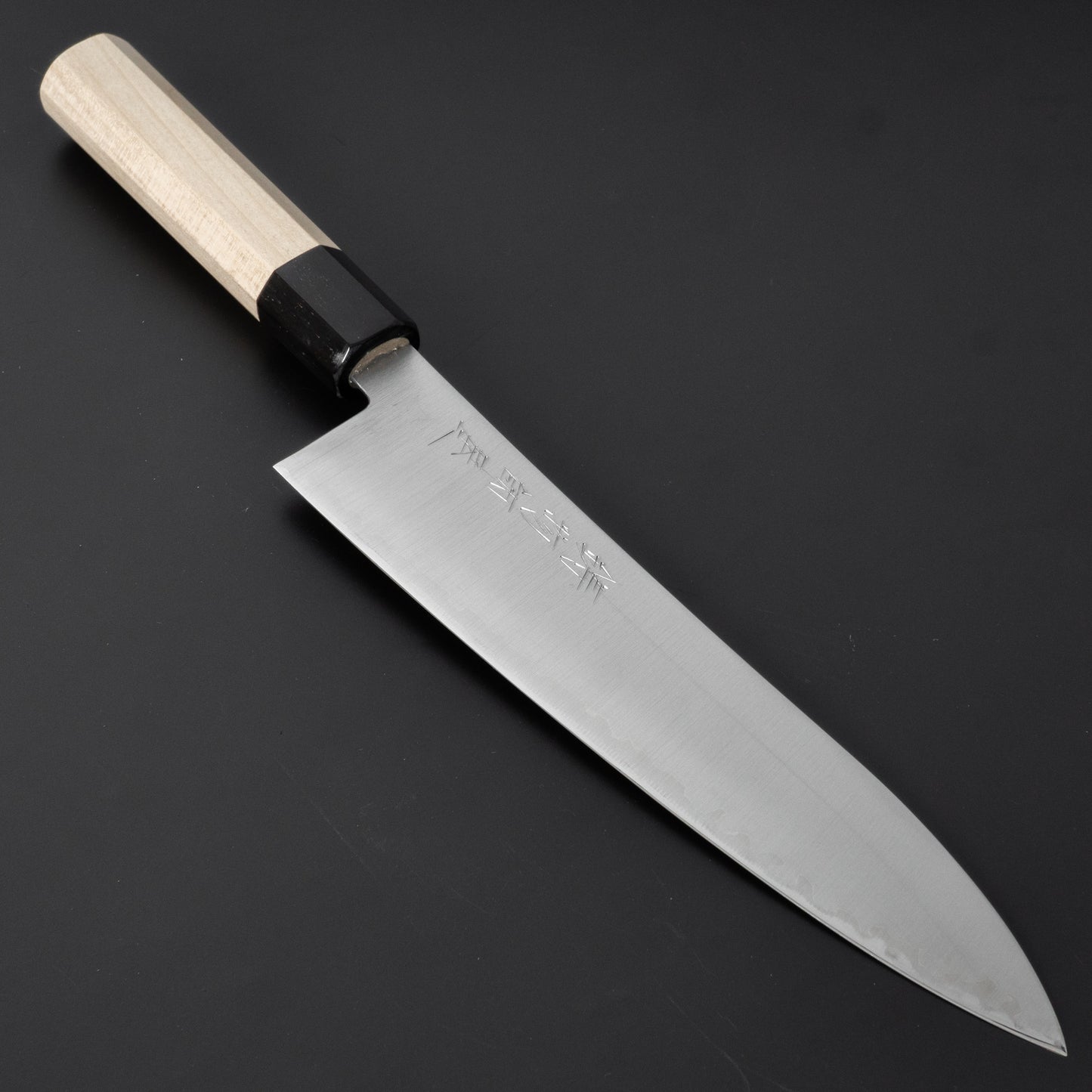 Hitohira Imojiya TH Blue Super Gyuto 210mm Ho Wood Handle - HITOHIRA