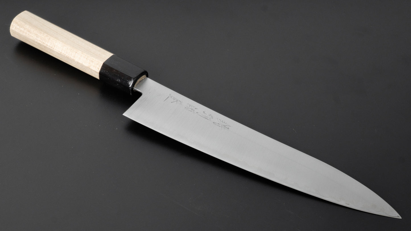 Hitohira Imojiya TH Blue Super Gyuto 210mm Ho Wood Handle - HITOHIRA