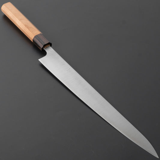 Hitohira Futana S3 Migaki Sujihiki 270mm Cherry Wood Handle - HITOHIRA