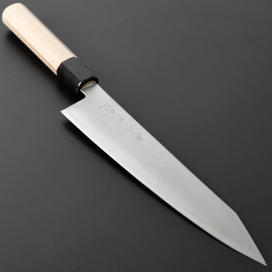 Hitohira Imojiya TH Blue Super Kiritsuke Gyuto 210mm Ho Wood Handle - HITOHIRA