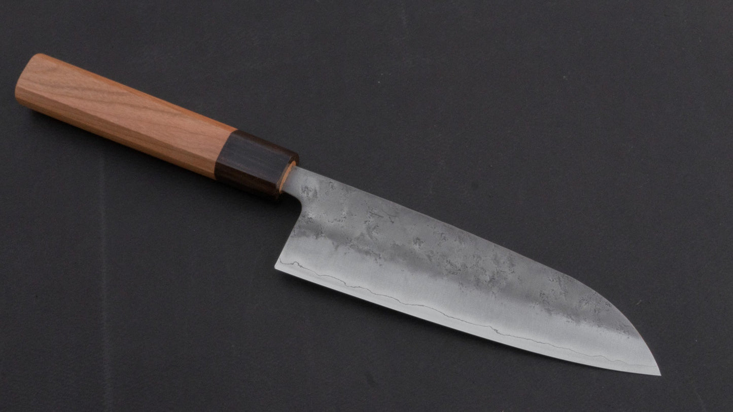 Hitohira Futana S3 Nashiji Santoku 170mm Cherry Wood Handle | HITOHIRA