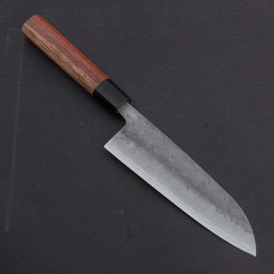 Hitohira Futana S3 Nashiji Santoku 170mm Bubinga Handle | HITOHIRA