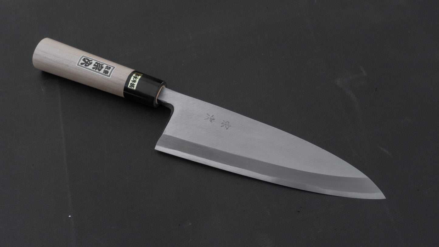 Morihei Munetsugu White #2 Deba 210mm Ho Wood Handle | HITOHIRA