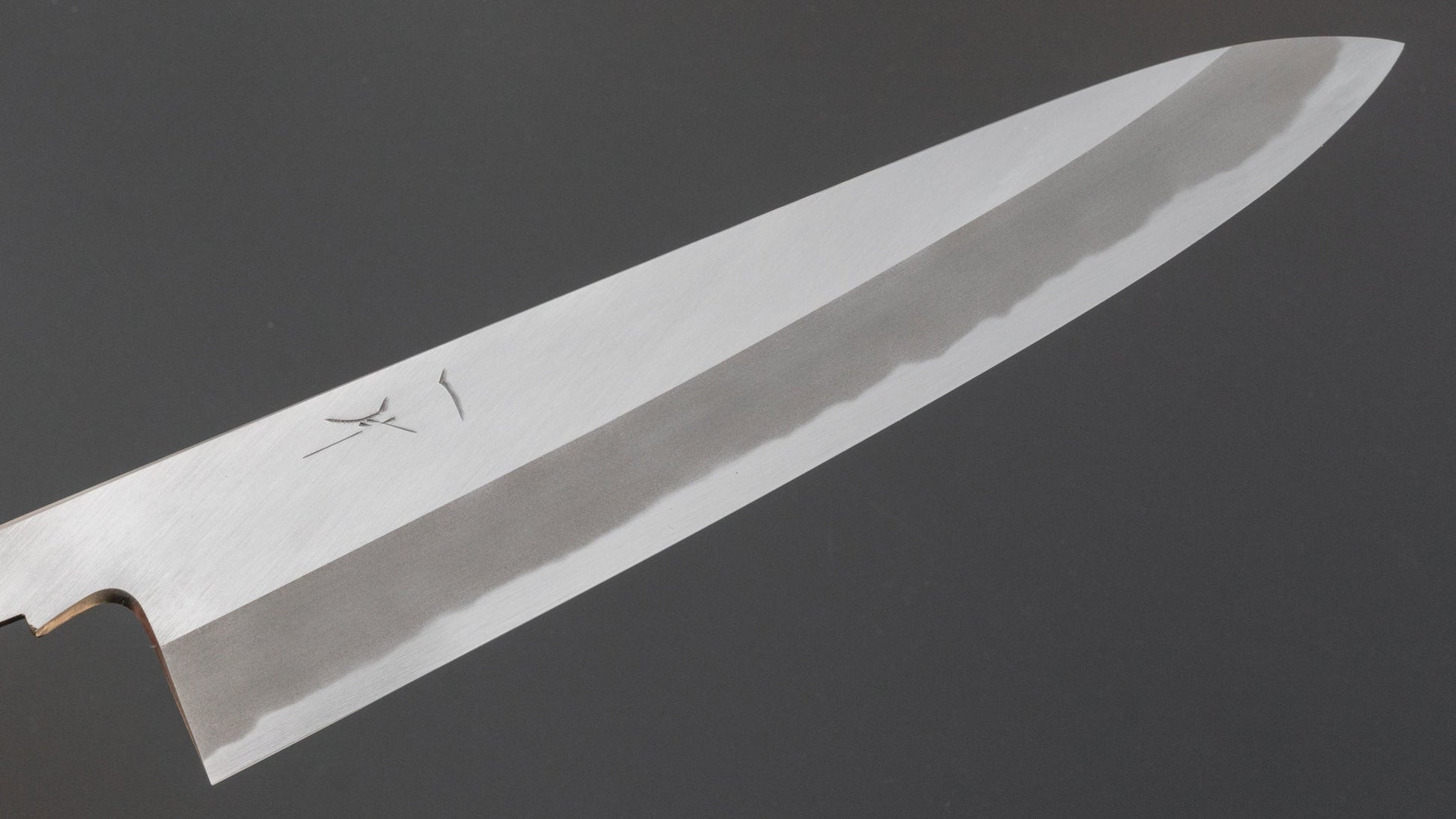 Hitohira Kikuchiyo Kyuzo White #2 Migaki Gyuto 240mm (No Handle) | HITOHIRA